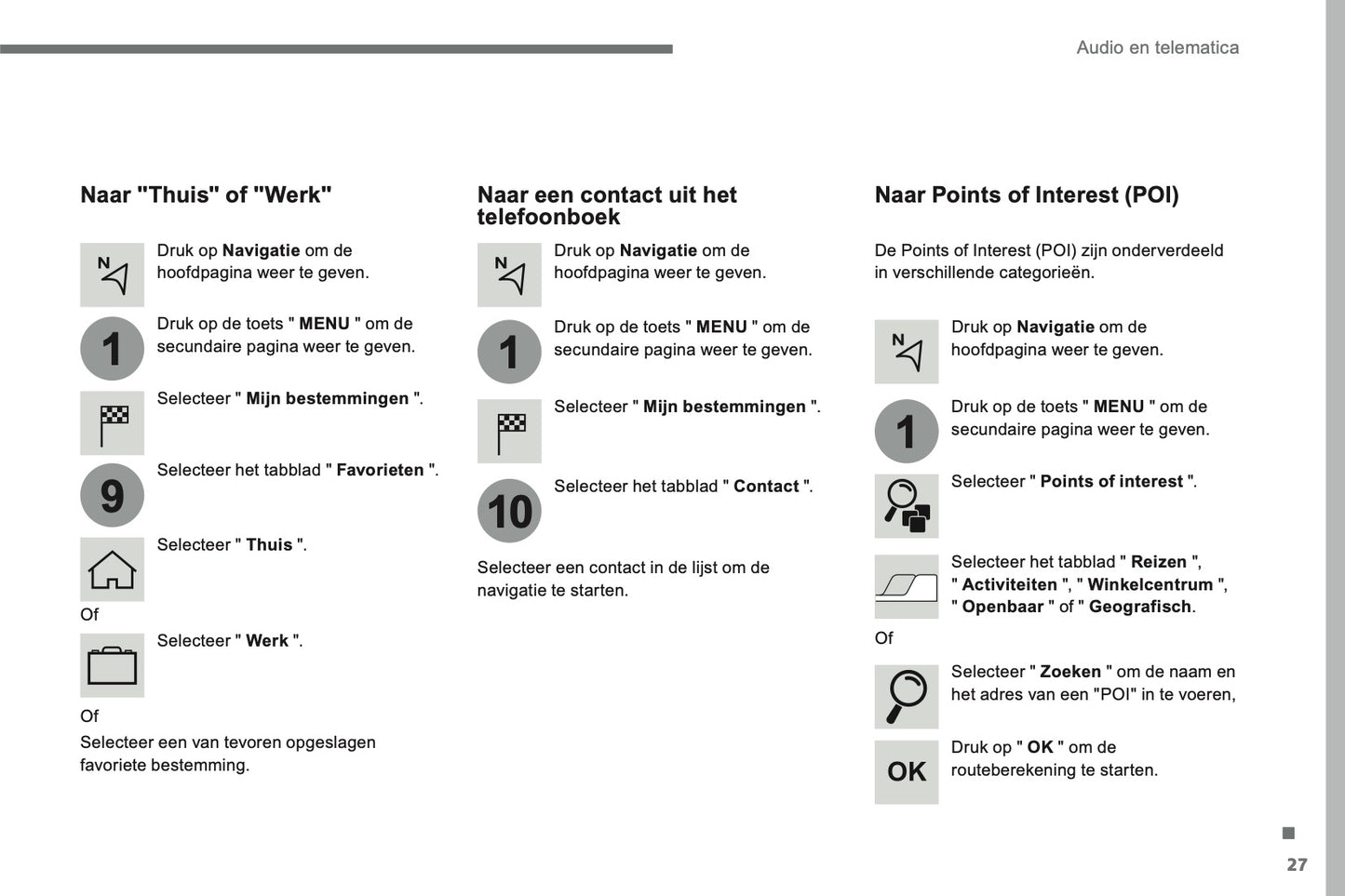 2016-2017 Citroën C3 Infotainment Handleiding | Nederlands