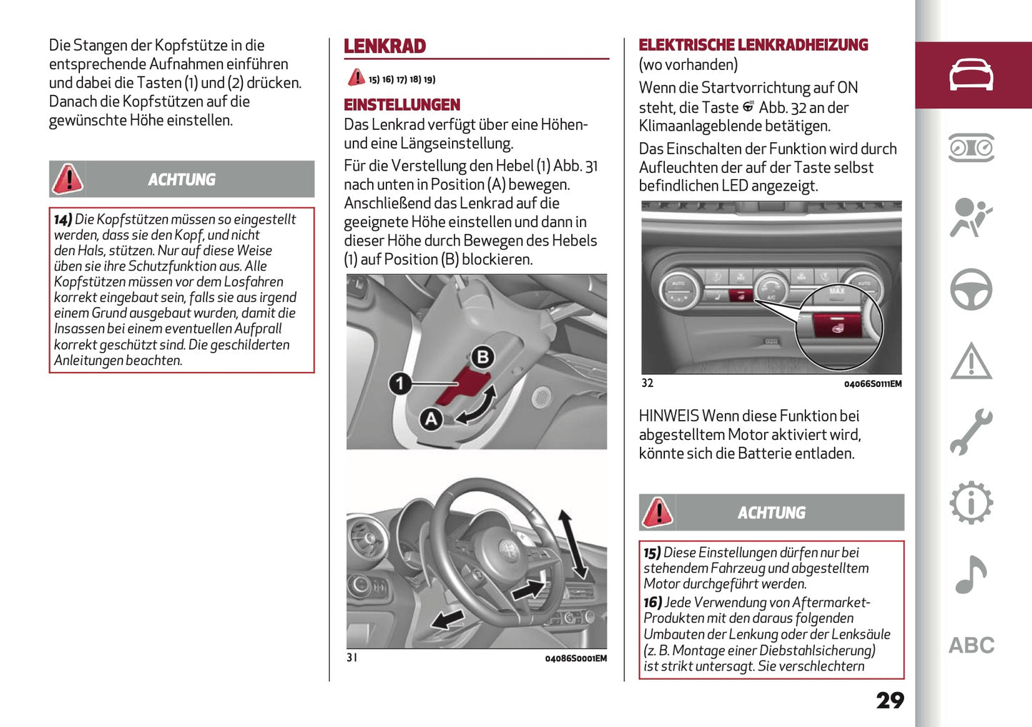 2026 Alfa Romeo Giulia Owner's Manual | German