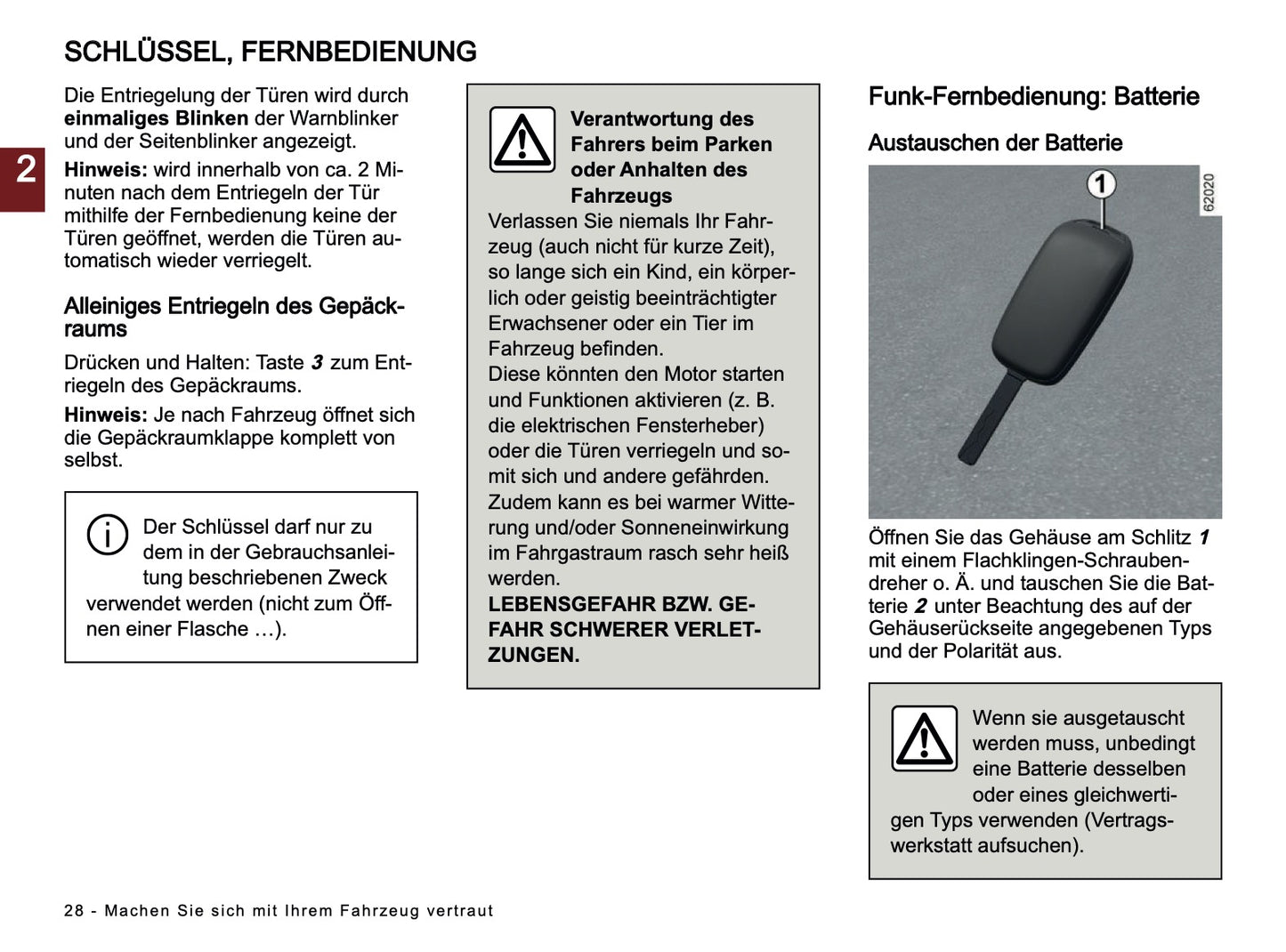 2024-2025 Dacia Sandero/Sandero Stepway Owner's Manual | German