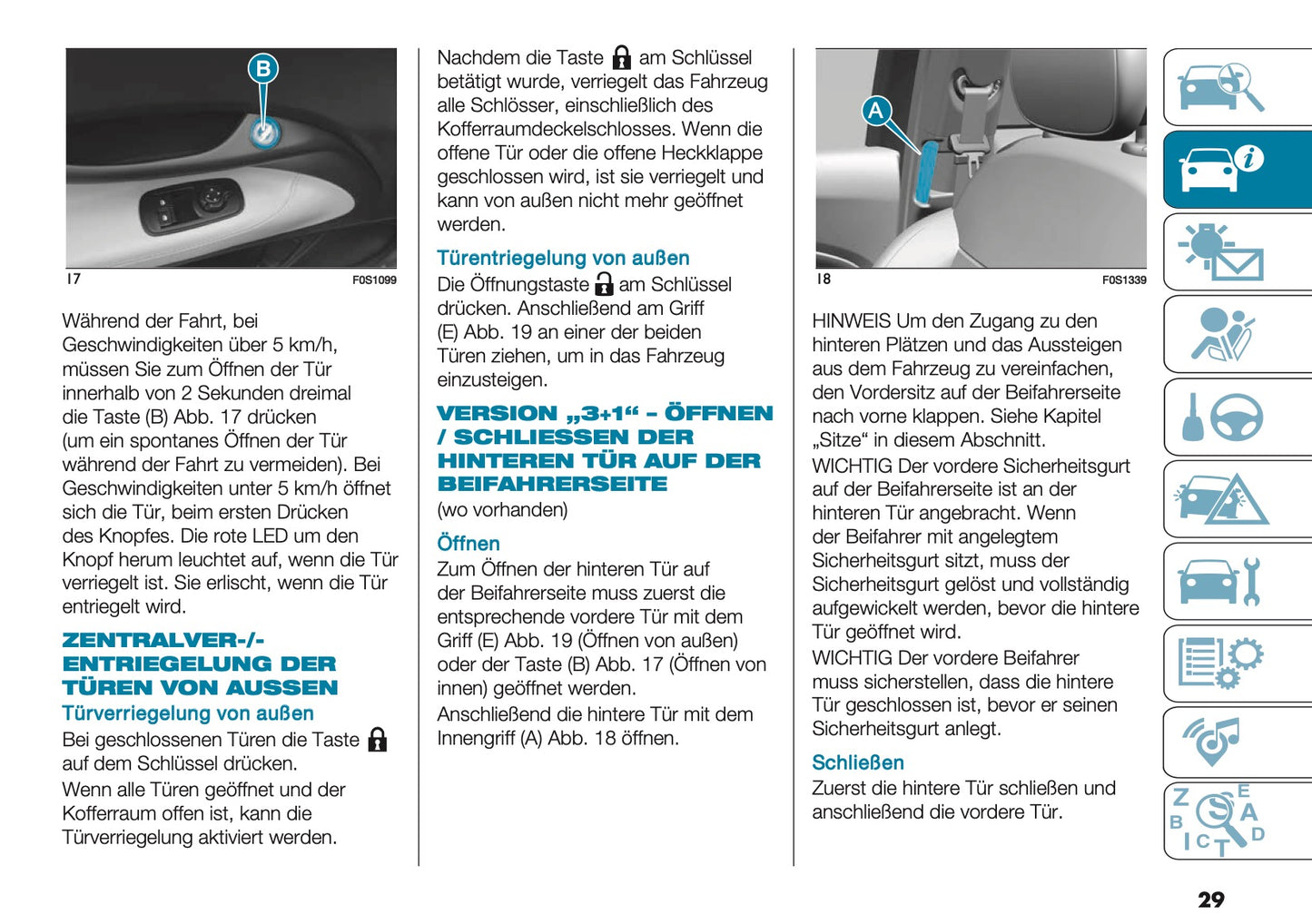 2025 Fiat 500e Owner's Manual | German