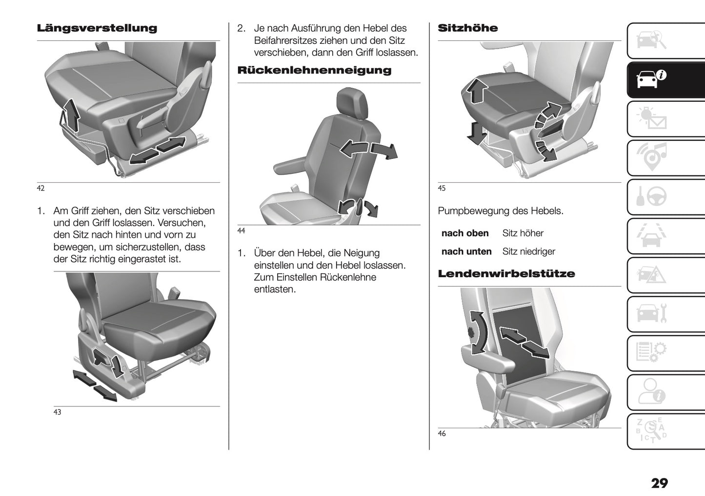 2025 Fiat Doblò Owner's Manual | German