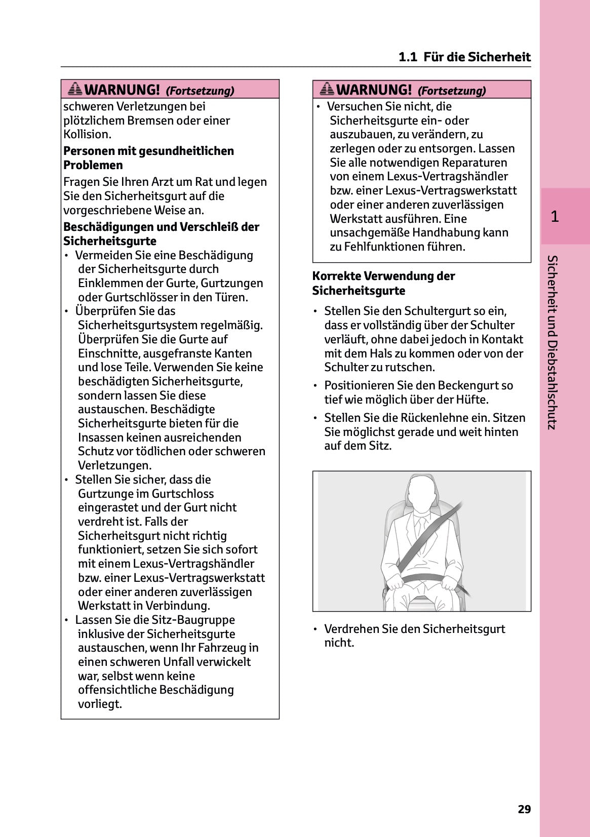 2025-2026 Lexus LBX Owner's Manual | German