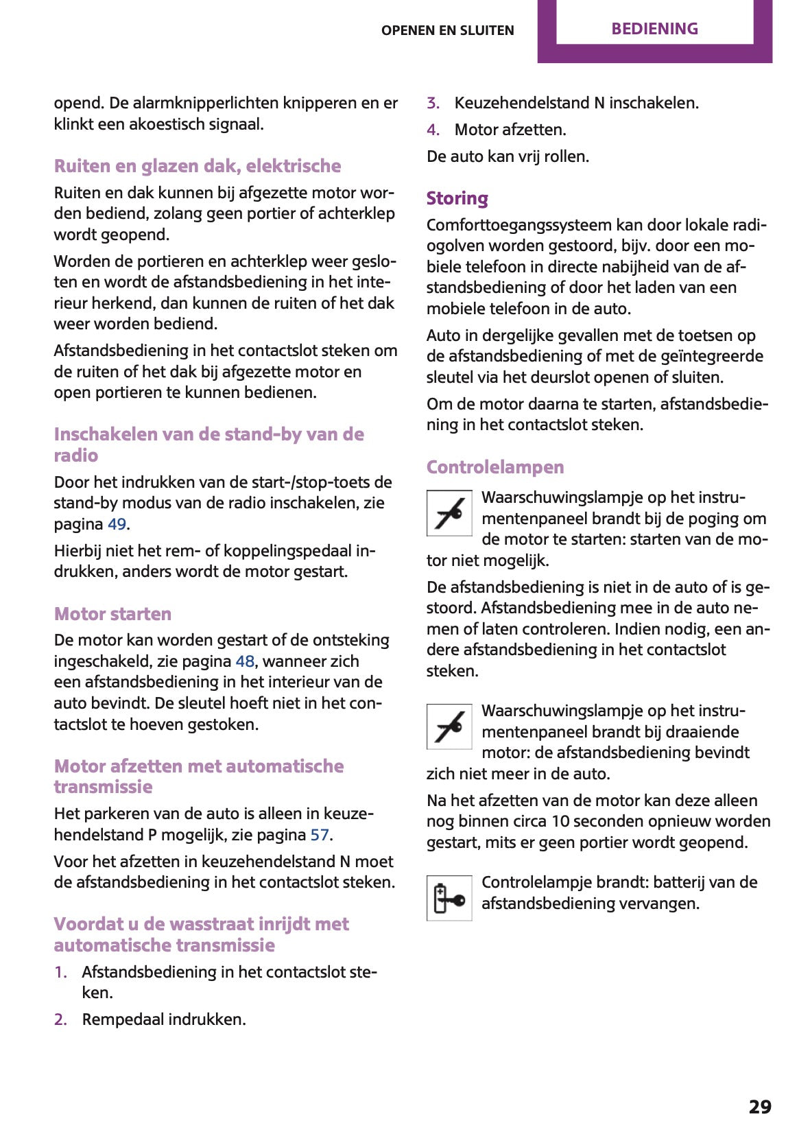 2013 Mini Countryman/Paceman Owner's Manual | Dutch