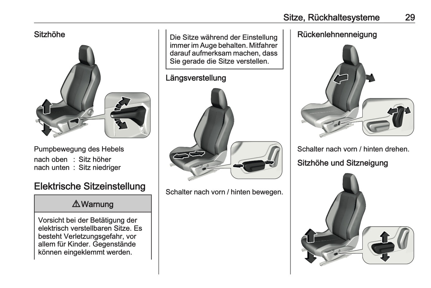 2023-2025 Opel Corsa Owner's Manual | German