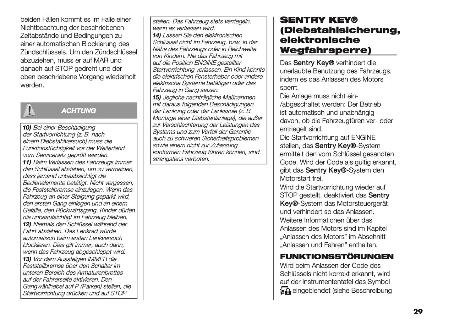 2025 Opel Movano Owner's Manual | German