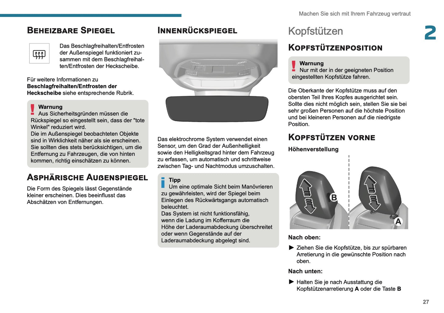 2025-2026 Peugeot 308 Owner's Manual | German