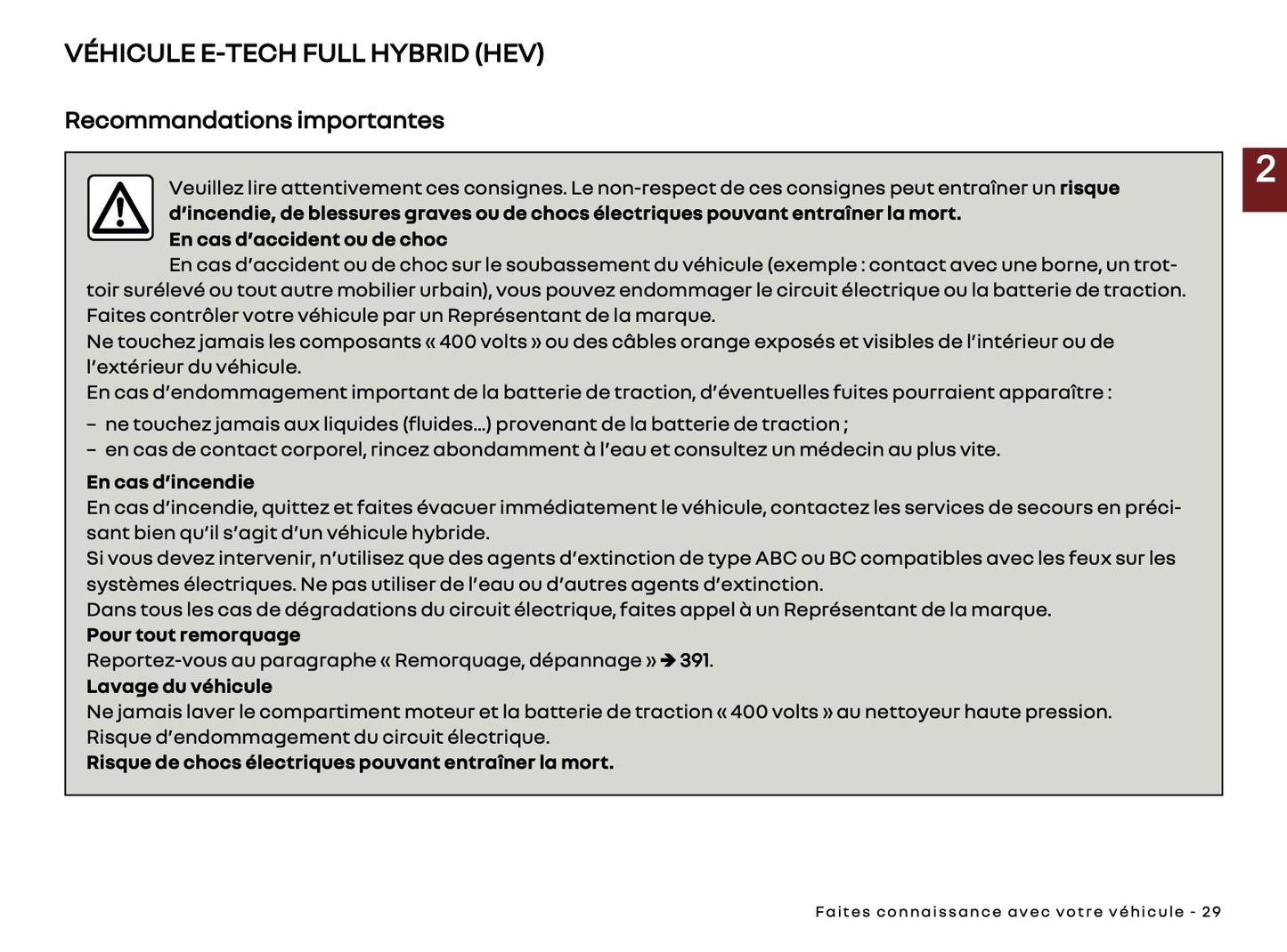 2025 Renault Rafale Manuel du propriétaire | Français