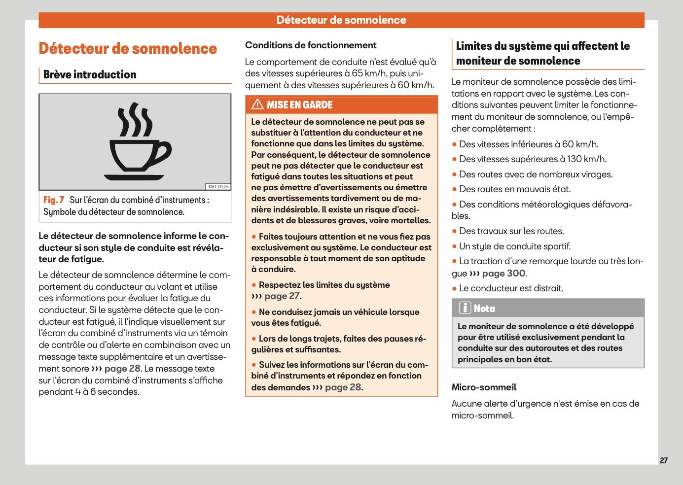 2025 Seat Ateca Owner's Manual | French