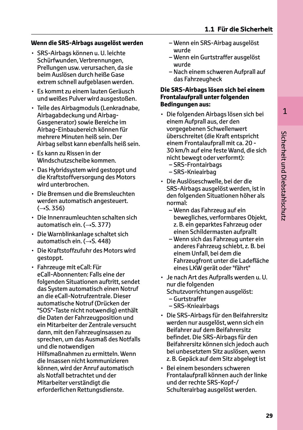 2024-2025 Toyota C-HR Hybrid Owner's Manual | German