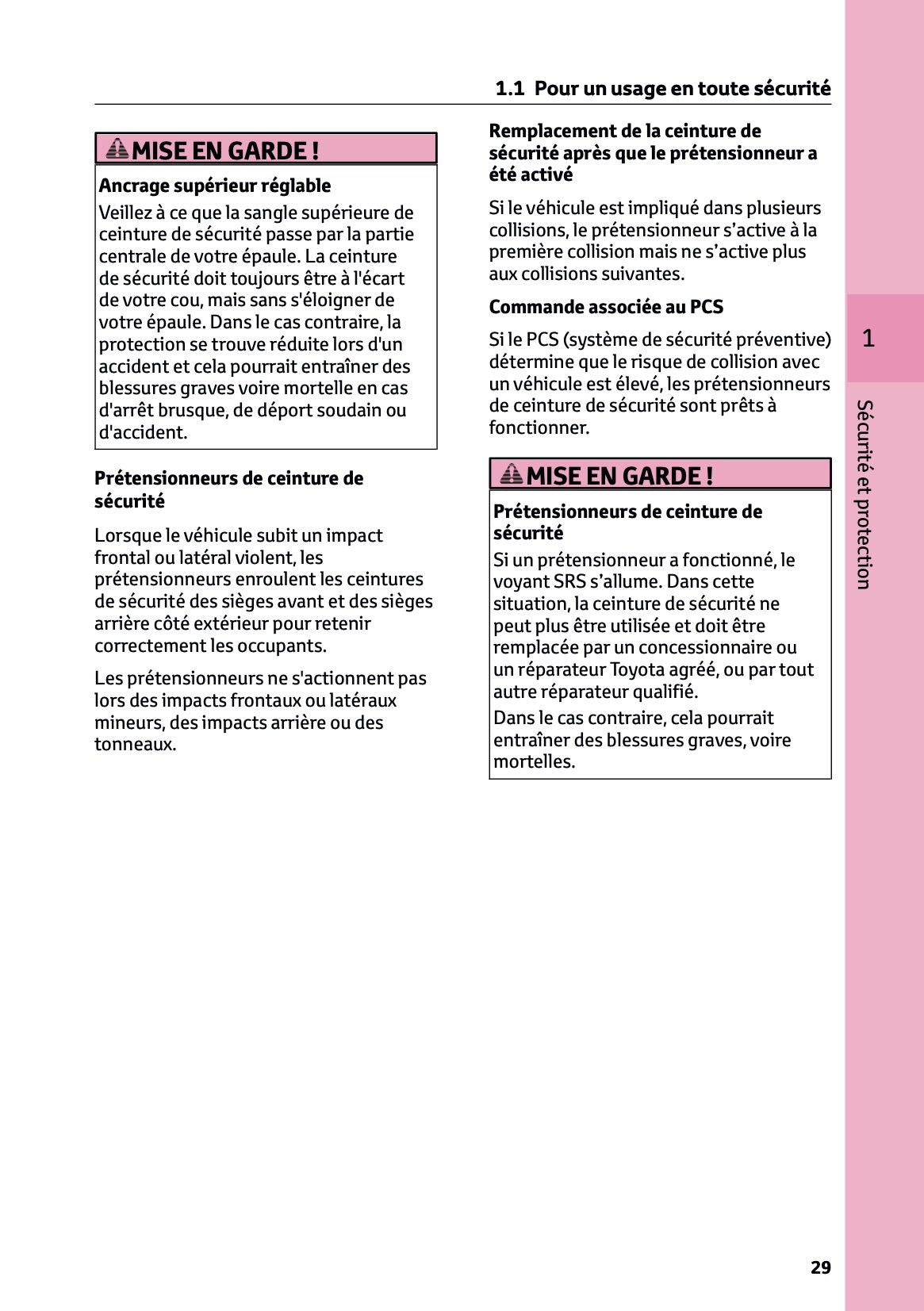 2024-2025 Toyota C-HR Hybrid Owner's Manual | French