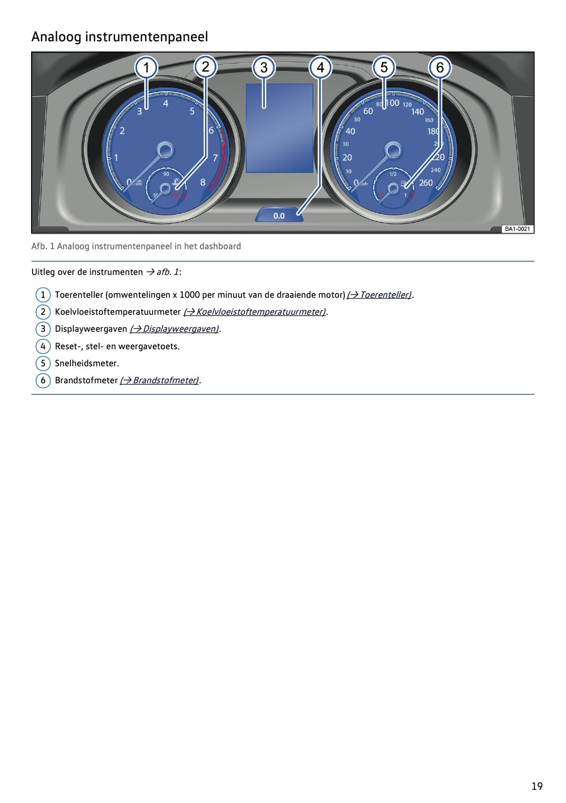 2019-2020 Volkswagen T-Roc Owner's Manual | Dutch