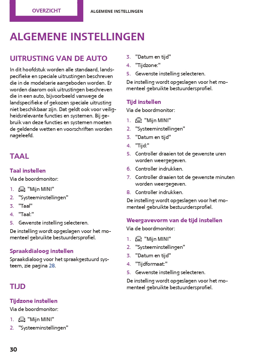 2017 Mini Countryman PHEV Manuel du propriétaire | Néerlandais