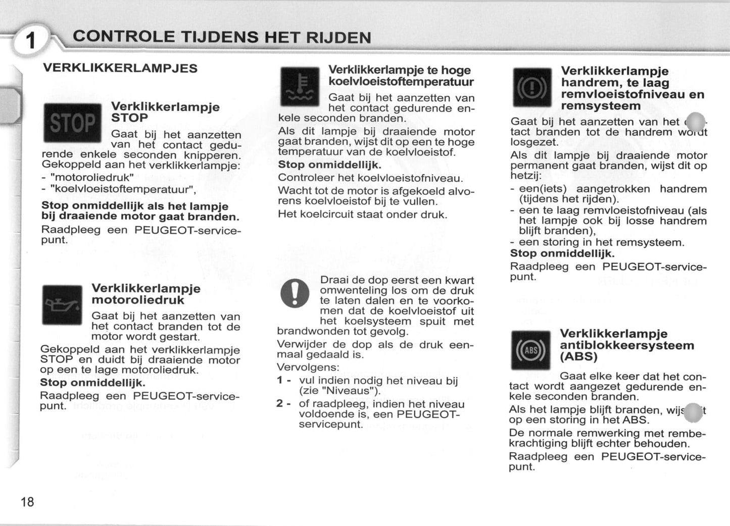 2007-2008 Peugeot 107 Manuel du propriétaire | Néerlandais
