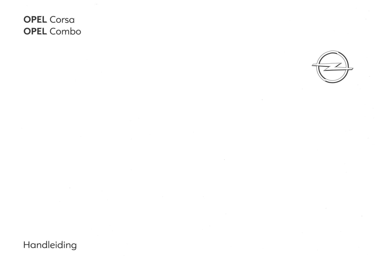 2003-2006 Opel Corsa Gebruikershandleiding | Nederlands