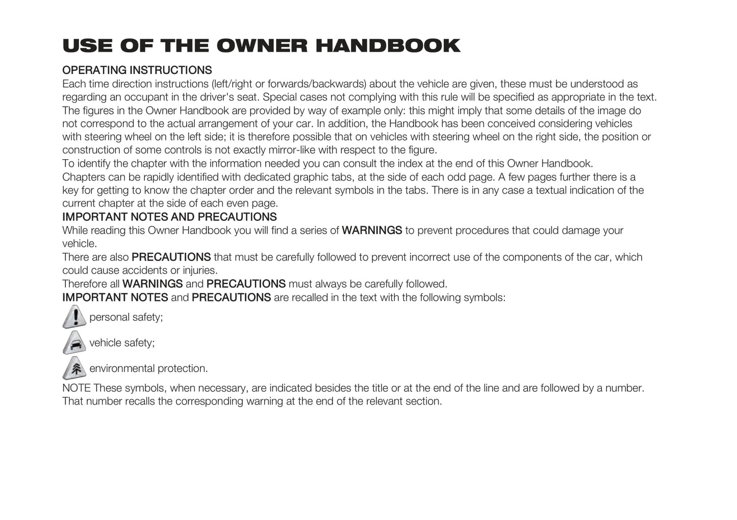 2020-2023 Fiat 500 Manuel du propriétaire | Anglais