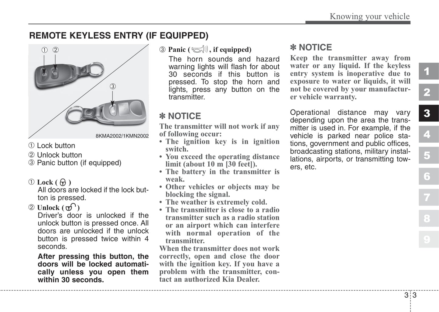 2008 Kia Sportage Owner's Manual | English