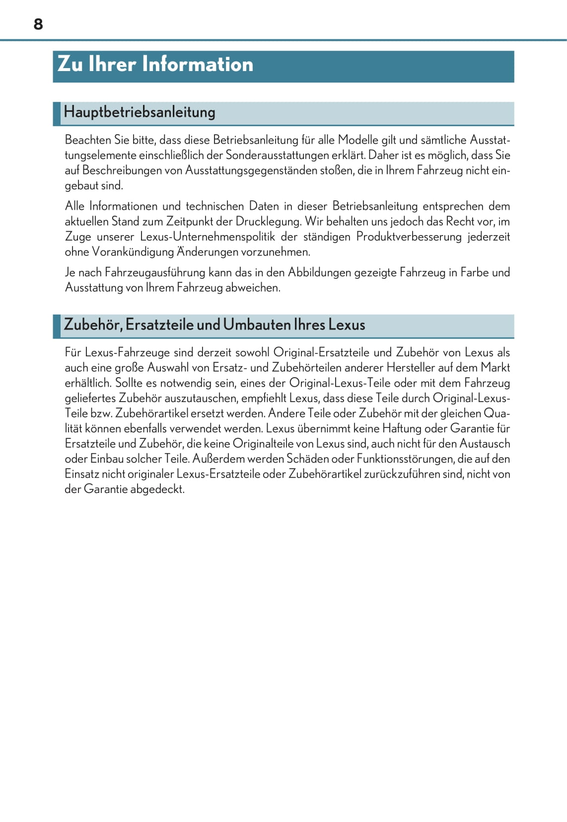 2016-2017 Lexus LS 600h/LS 600hL Owner's Manual | German