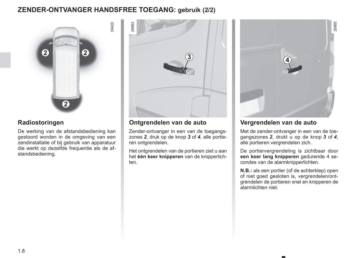 2014-2019 Renault Master Manuel du propriétaire | Néerlandais