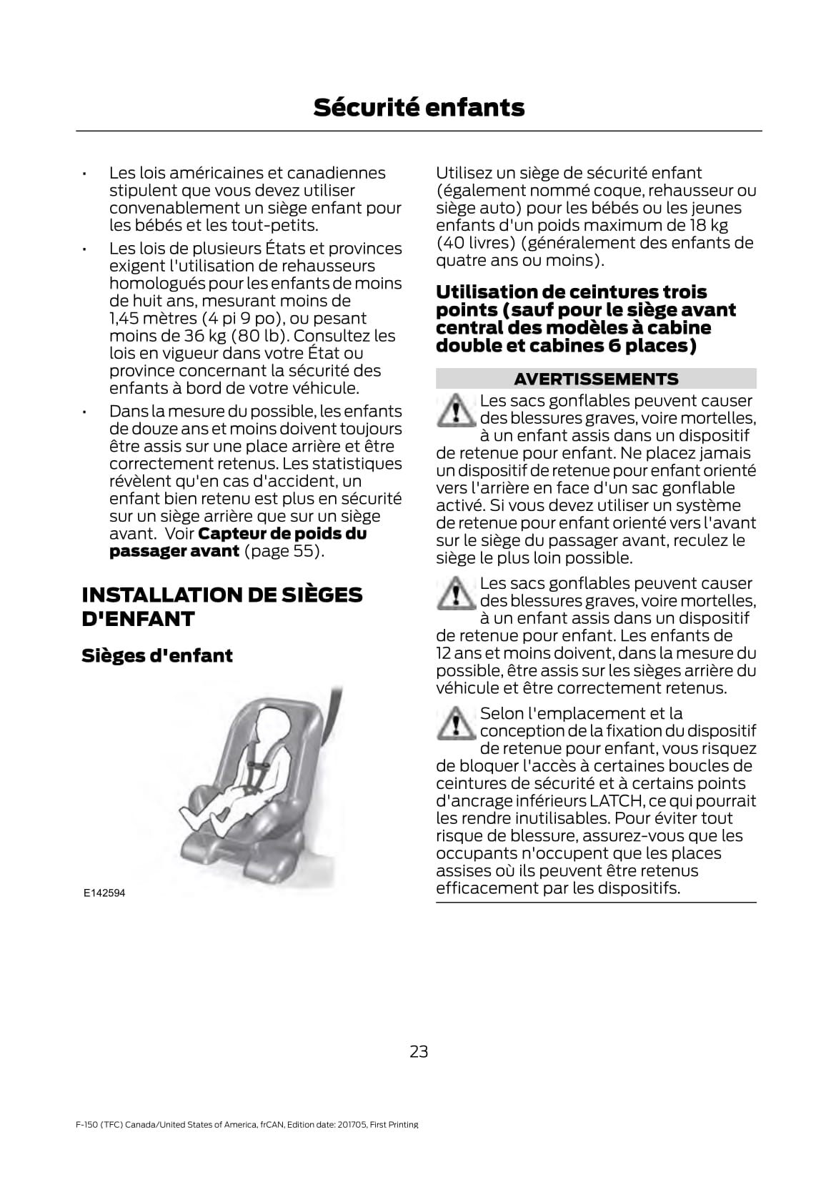 2018 Ford F-150 Manuel du propriétaire | Français