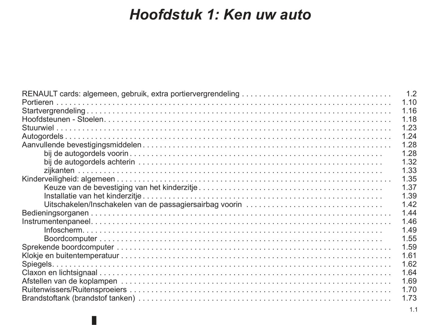 2009-2010 Renault Vel Satis Gebruikershandleiding | Nederlands