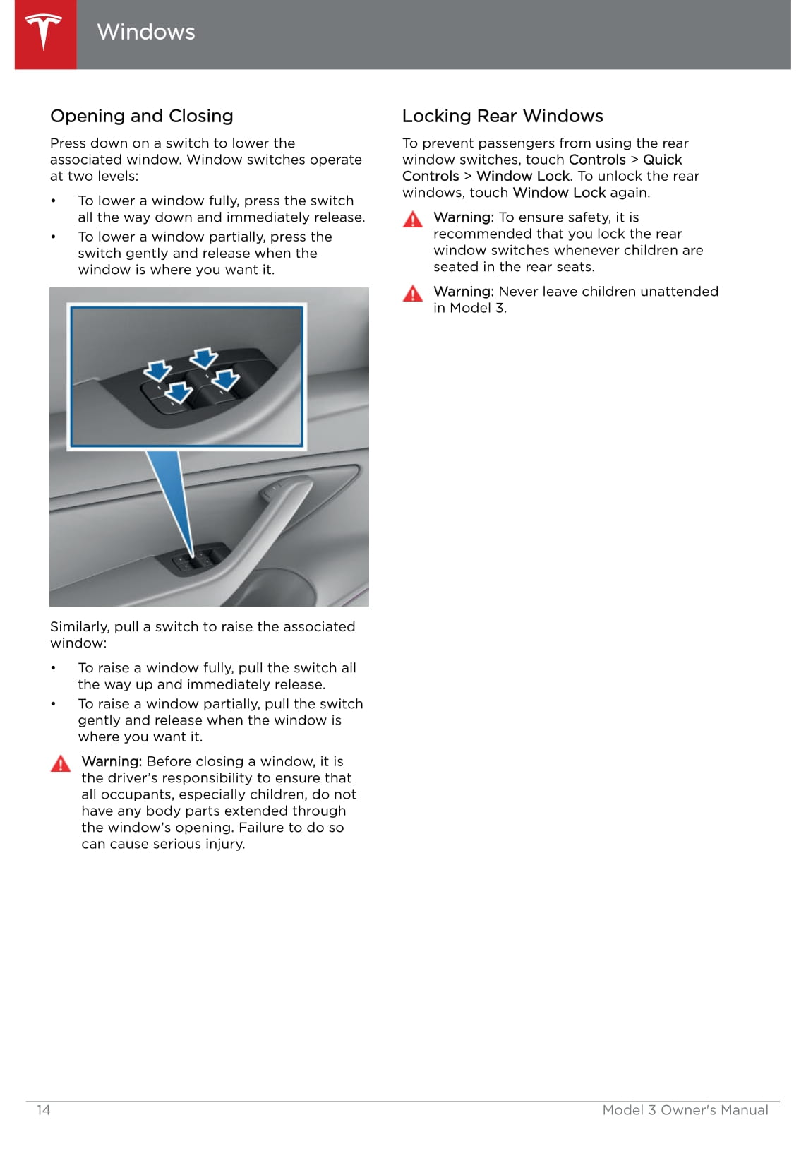 2019 Tesla Model 3 Owner's Manual | English