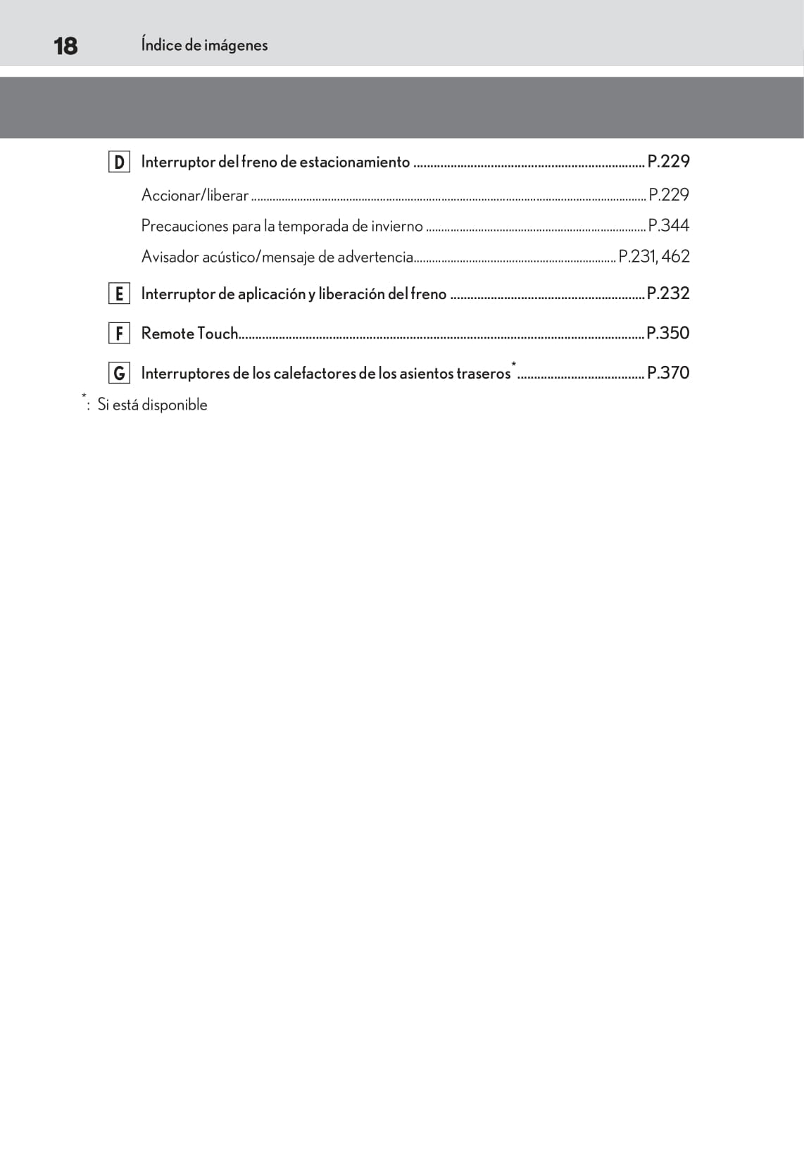 2018-2019 Lexus NX 300h Owner's Manual | Spanish