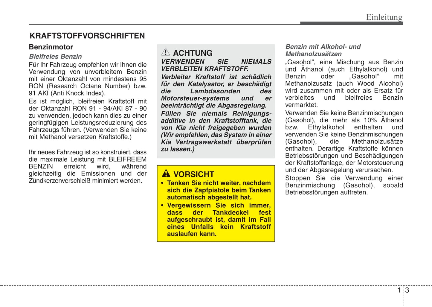 2015-2017 Kia Picanto Manuel du propriétaire | Allemand