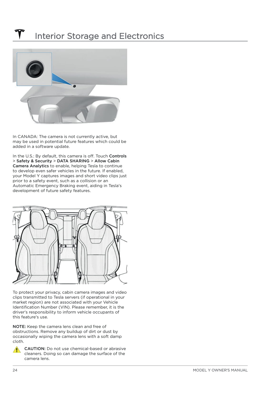 2020 Tesla Model Y Owner's Manual | English