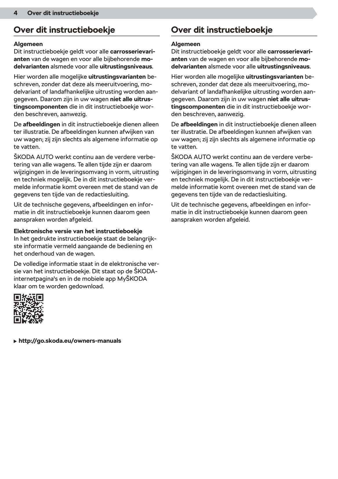 2019-2020 Skoda Fabia Owner's Manual | Dutch