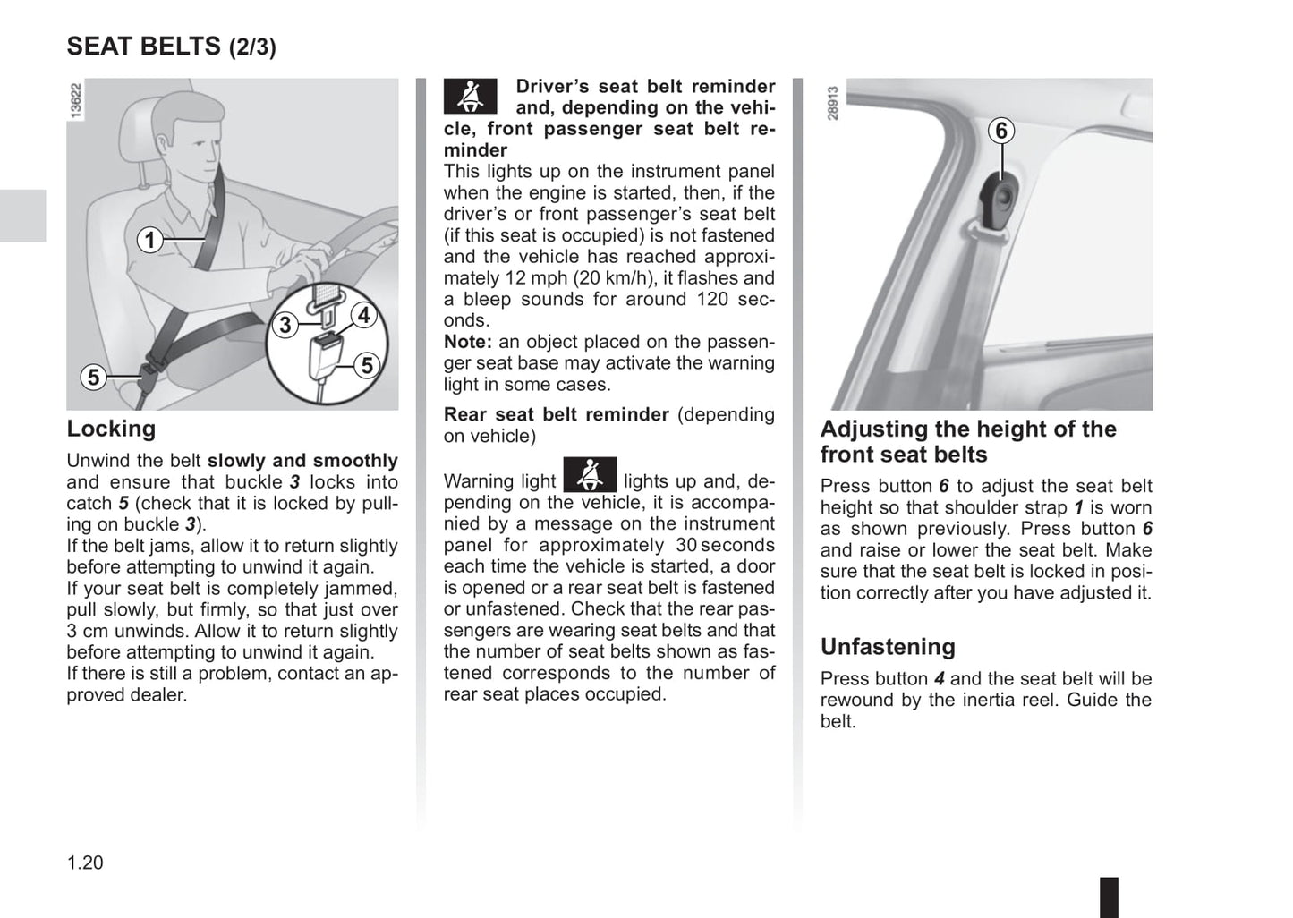 2013-2016 Renault Scenic Manuel du propriétaire | Anglais