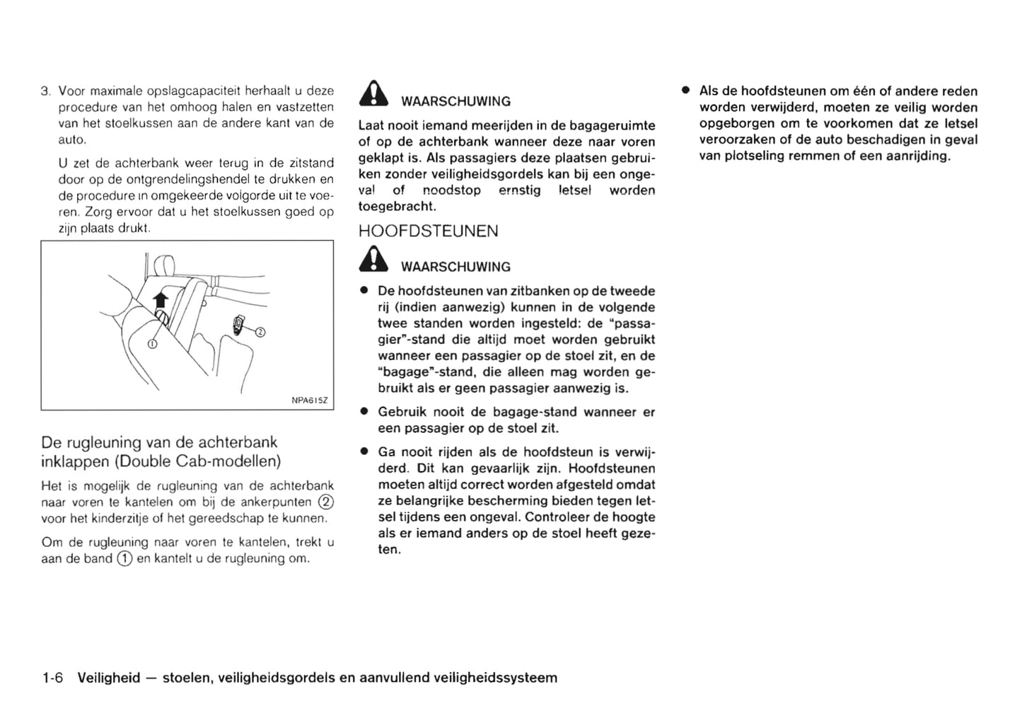 2011-2012 Nissan Navara Gebruikershandleiding | Nederlands