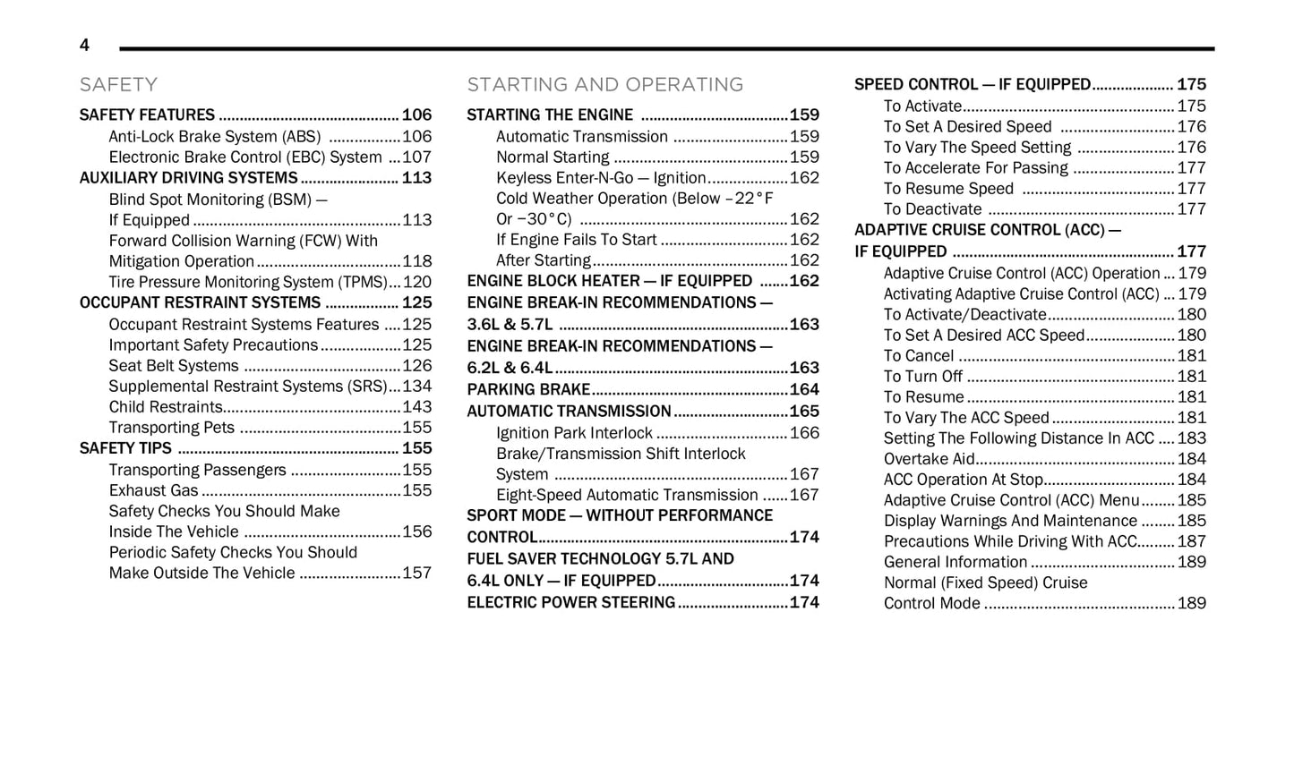 2020 Dodge Charger Gebruikershandleiding | Engels