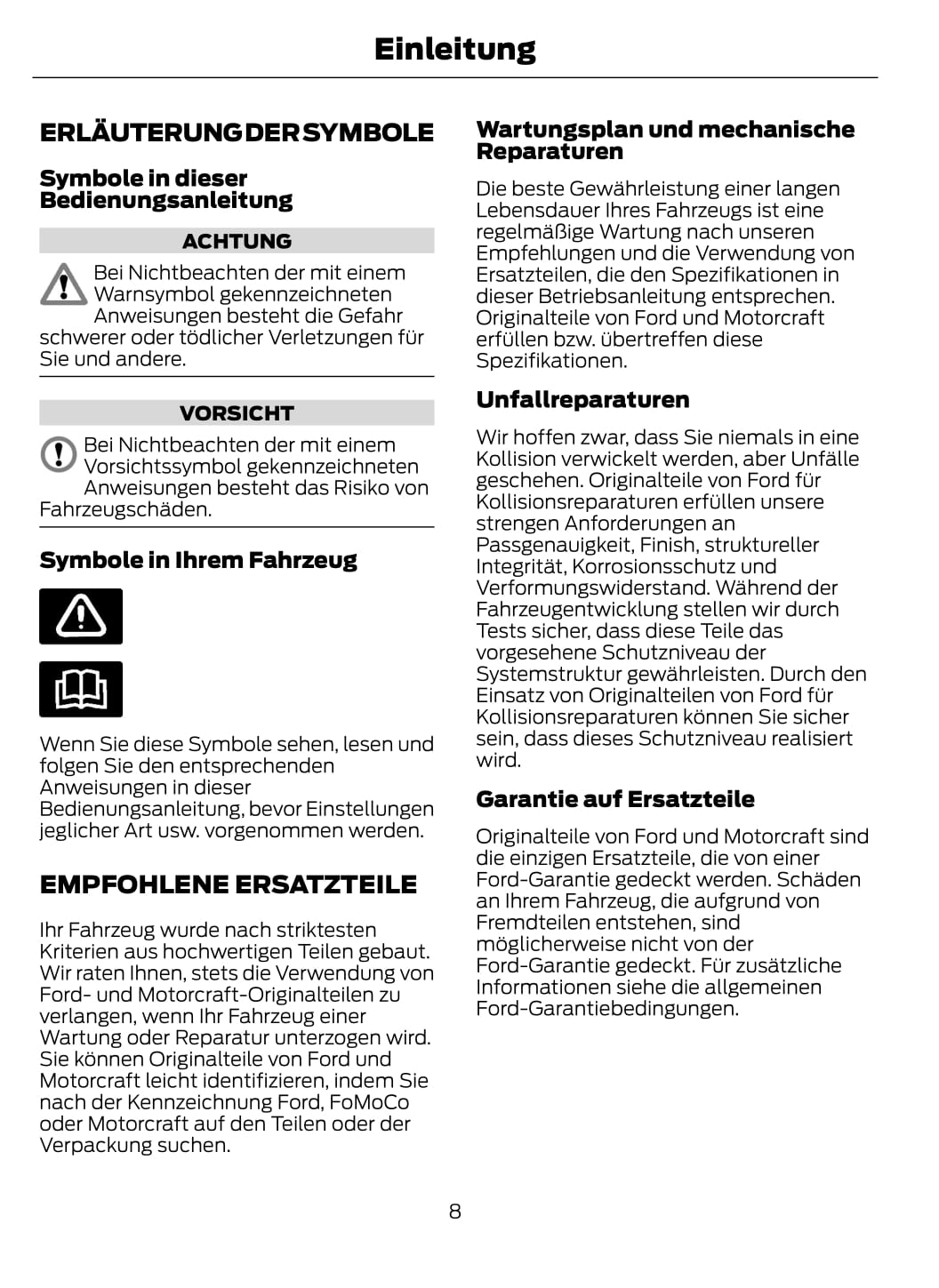 2012-2014 Ford C-Max/Grand-C-Max Owner's Manual | German