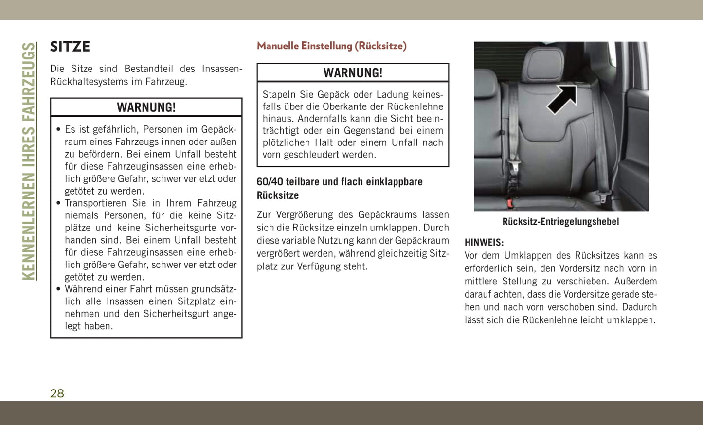 2017-2019 Jeep Compass Manuel du propriétaire | Allemand