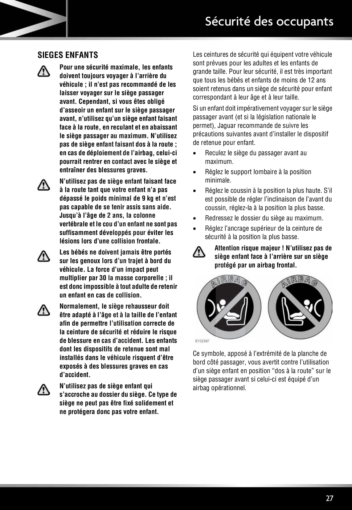 2009-2015 Jaguar XJ Manuel du propriétaire | Français