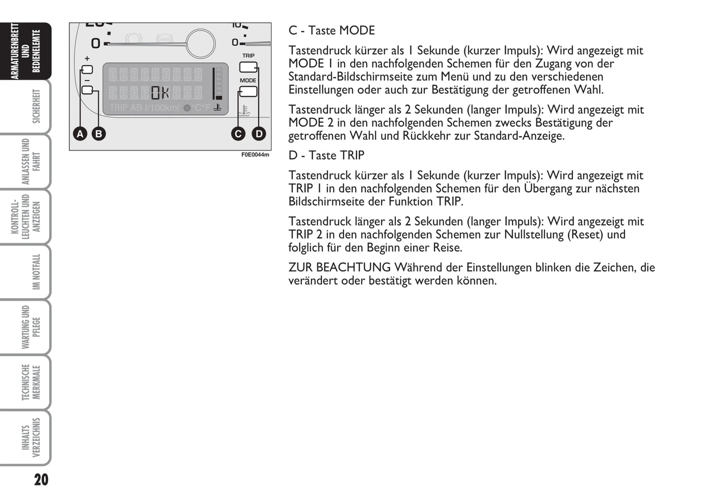 2007-2008 Fiat Multipla Gebruikershandleiding | Duits