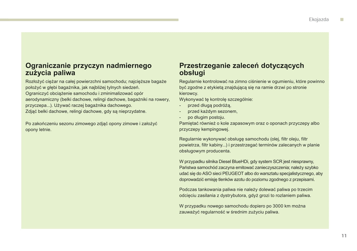 2016-2017 Peugeot 308 Manuel du propriétaire | Polonais