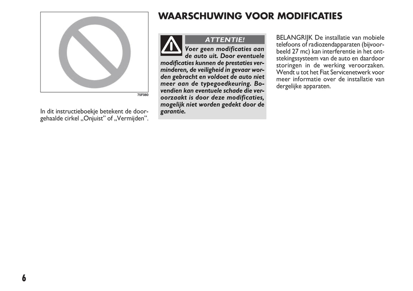 2009-2012 Fiat Sedici Manuel du propriétaire | Néerlandais