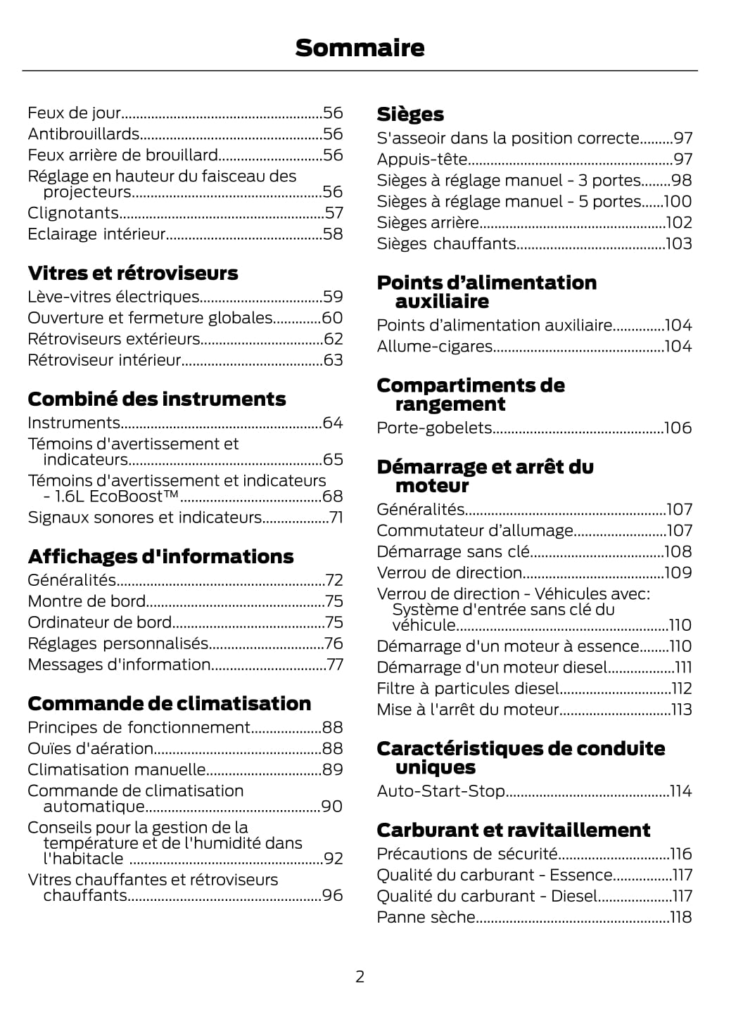 2014-2015 Ford Fiesta Manuel du propriétaire | Français