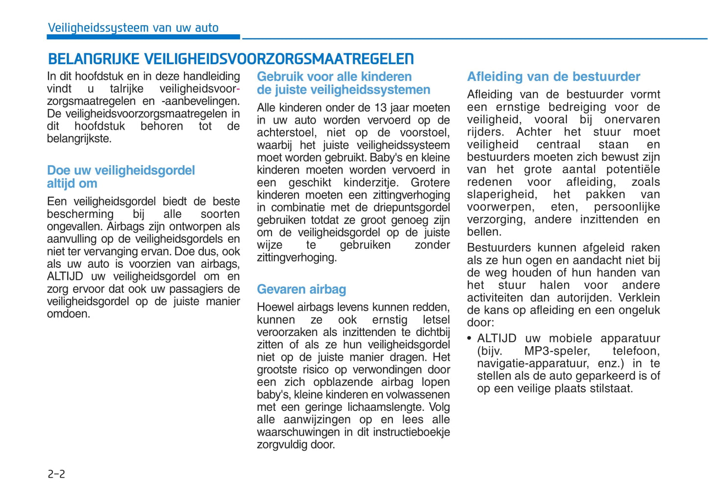 2017-2018 Hyundai i30/i30 Fastback Owner's Manual | Dutch