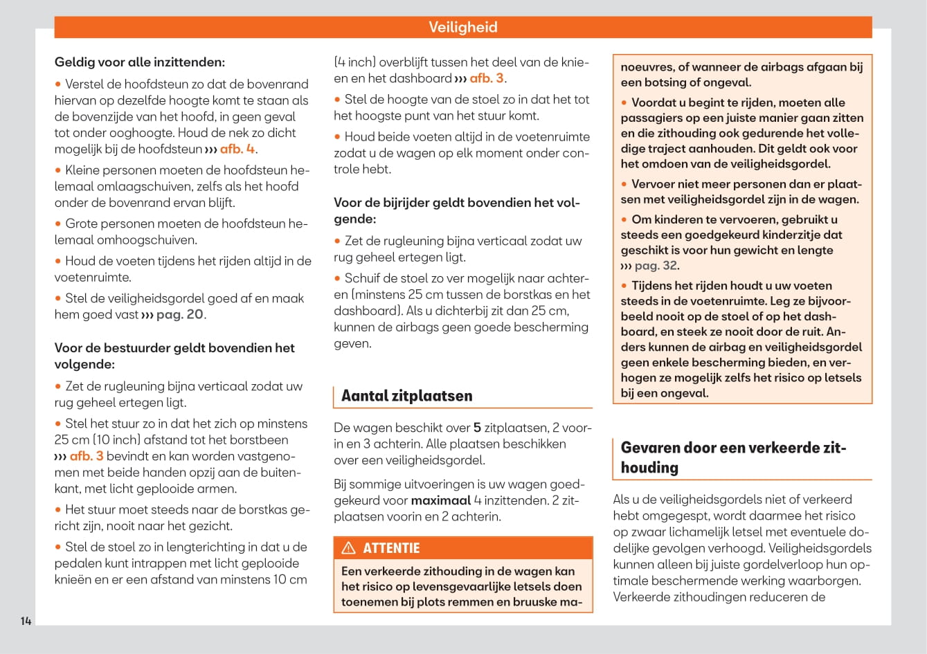 2020-2023 Seat Ateca Manuel du propriétaire | Néerlandais