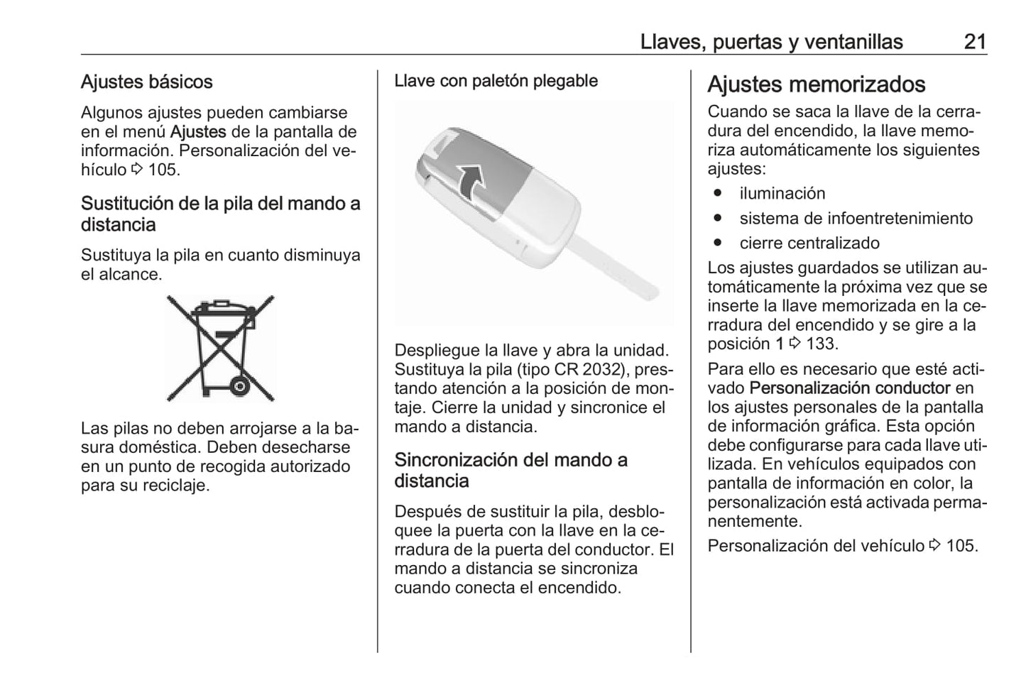 2016 Opel Mokka Manuel du propriétaire | Espagnol