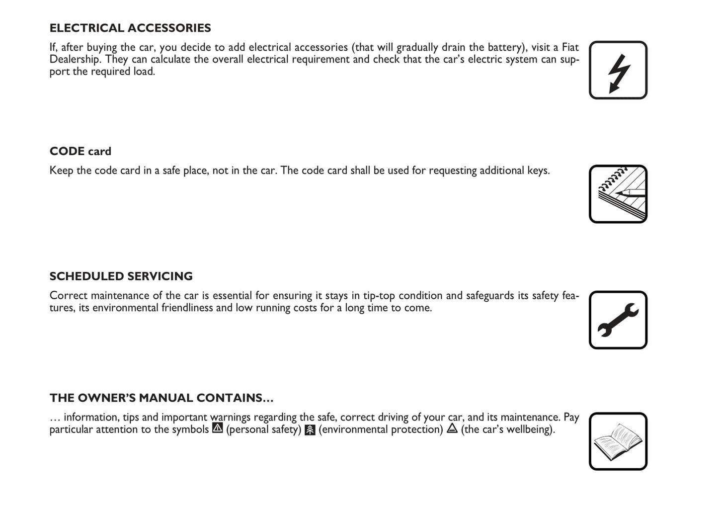 2007-2008 Fiat Bravo Owner's Manual | English