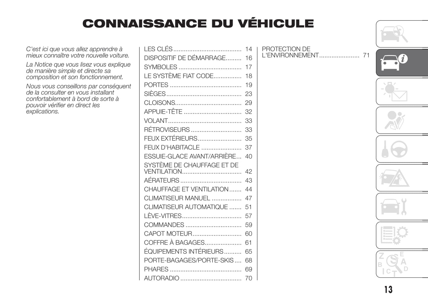 2017-2018 Fiat Doblò Owner's Manual | French