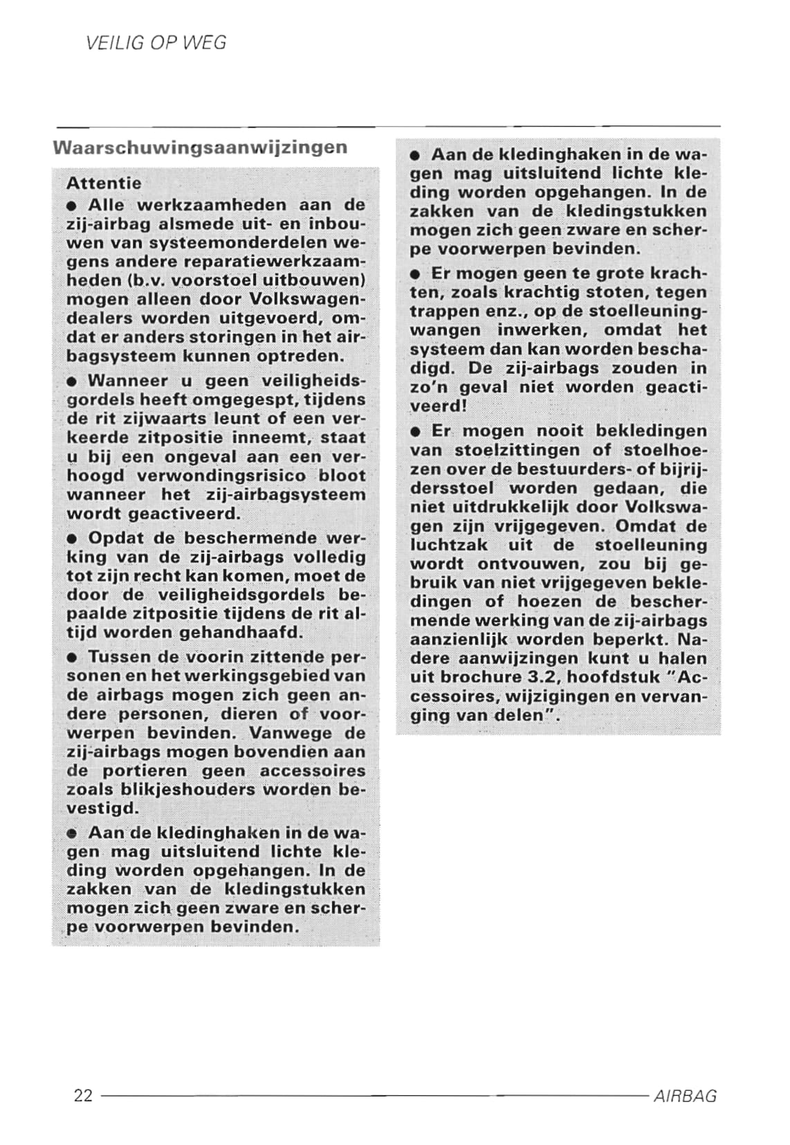 1999-2001 Volkswagen Polo Owner's Manual | Dutch