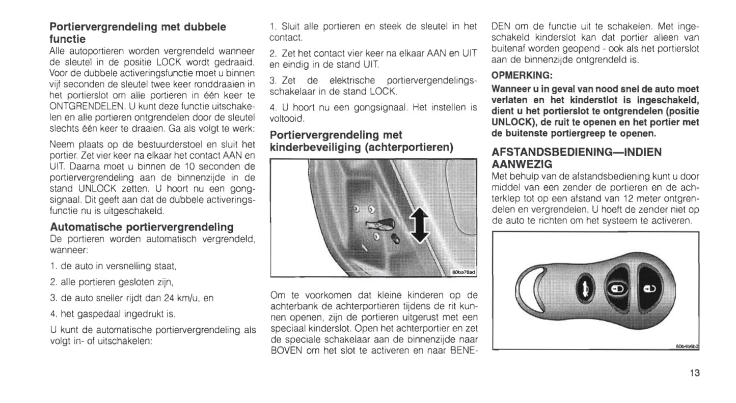 1999-2005 Chrysler Neon Gebruikershandleiding | Nederlands