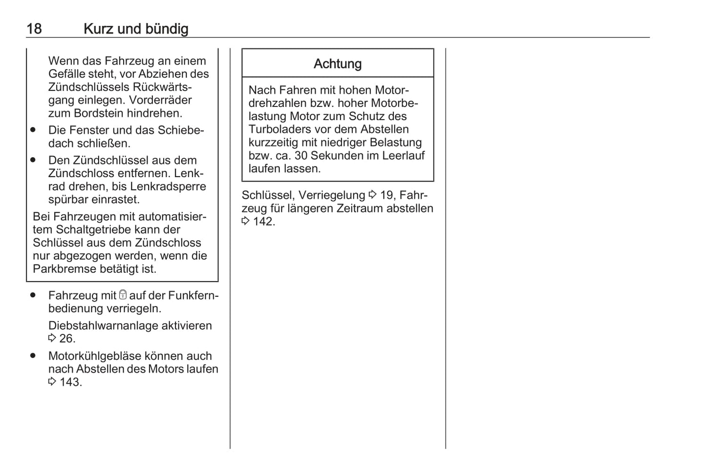 2017-2018 Opel Karl Owner's Manual | German
