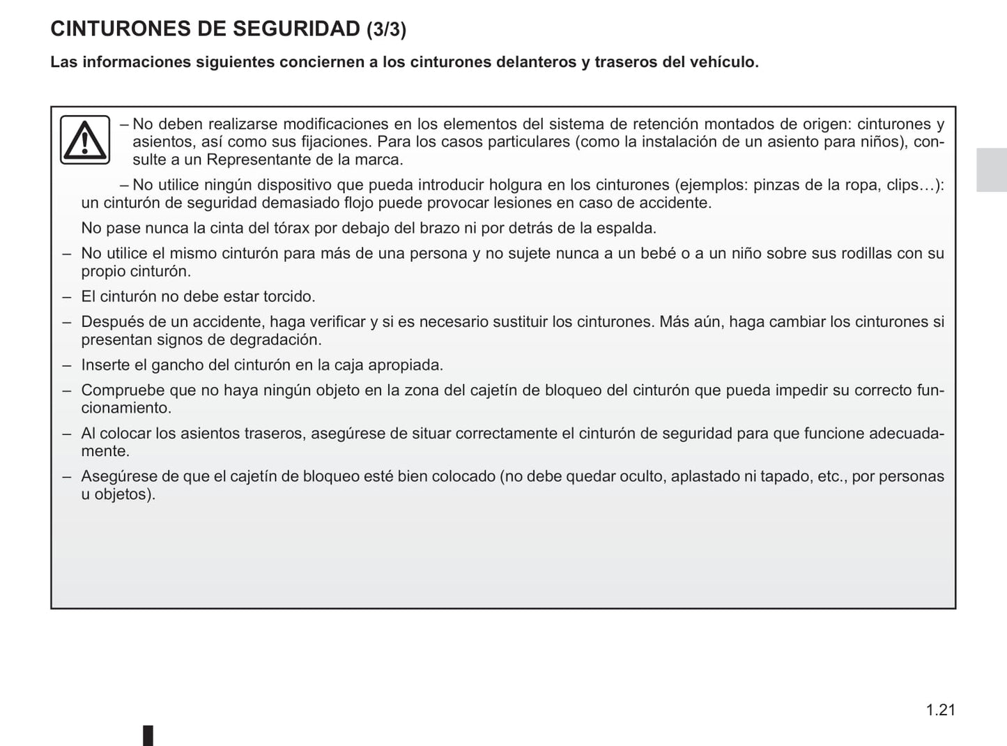 2013-2016 Renault Scenic Manuel du propriétaire | Espagnol