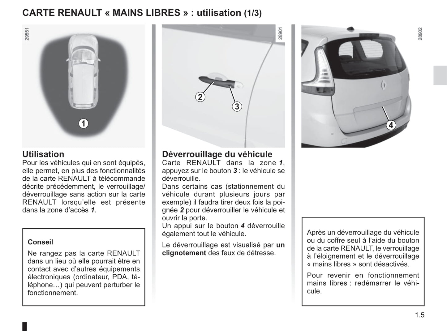 2013-2016 Renault Scenic Manuel du propriétaire | Français