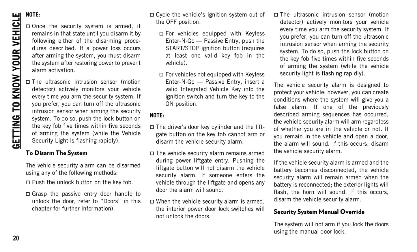 2017-2020 Jeep Compas Manuel du propriétaire | Anglais